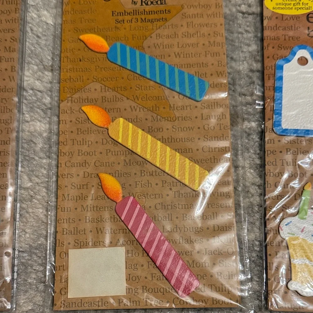 Birthday Cake Toppers Set